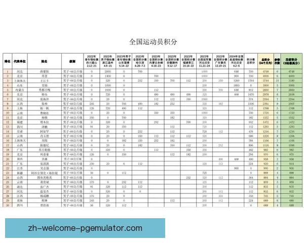 柔道排名制度与比赛规则解析